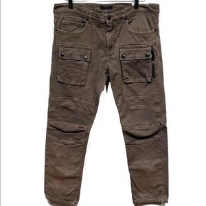 Belstaff Khaki Cargo Pants Slim 34 x 30